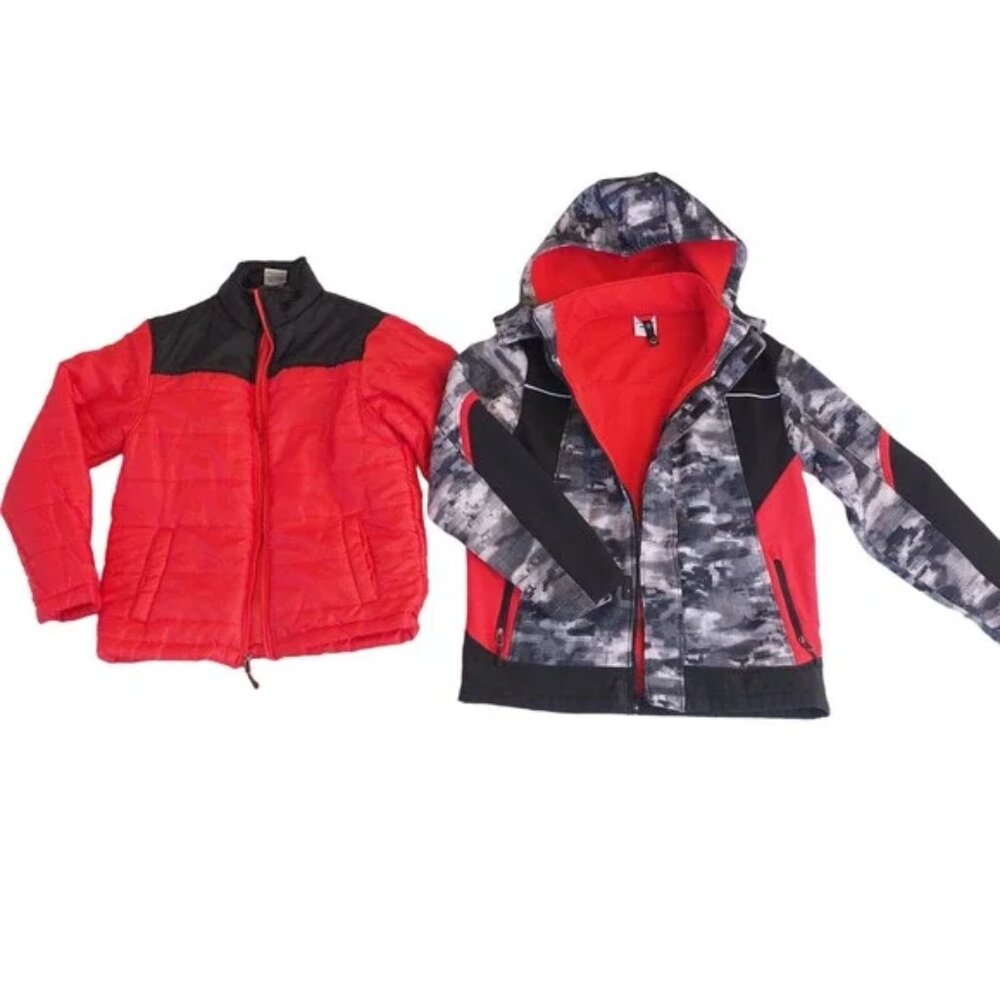 Magellan Outdoors Youth Lg/Adult S 2 in One Puffer Lined Ski/Snow Jacket Kids